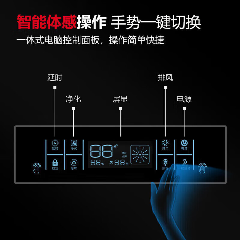 麥大廚商用1.5米鋁電場油煙凈化一體機(jī)380v